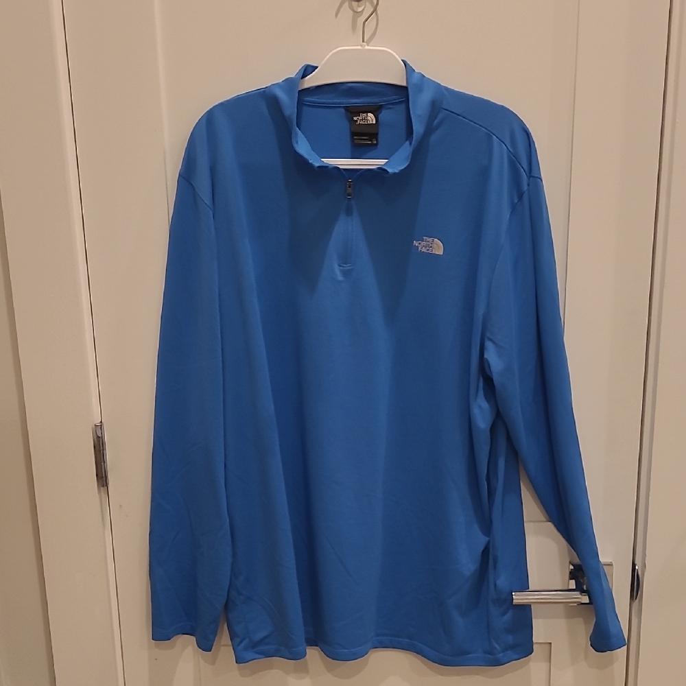 The North Face Vibrant Blue Half-Zip Top